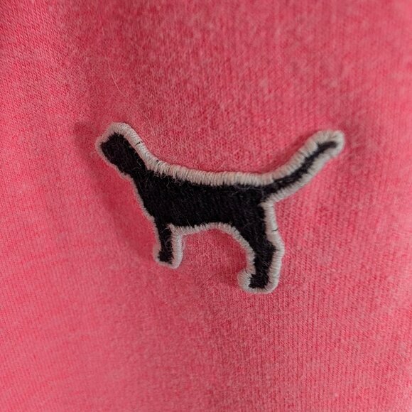 PINK Victoria Secret Neon Joggers Black Stripe & Logo Waistband Size Medium Y2K - Picture 4 of 8